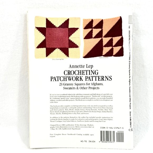 Vintage Crocheting Patchwork Patterns Book (1981) - Picture 8 of 8